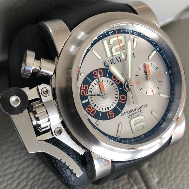 Graham Chronofighter Oversize Mens watch Unisex Automatic Steel 20VAS