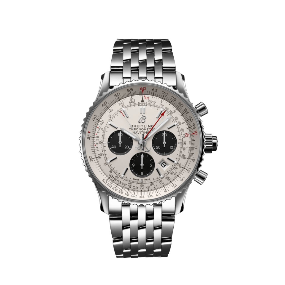 Breitling Navitimer Rattrapante Mens watch Unisex Automatic Steel AB0311211G1A1