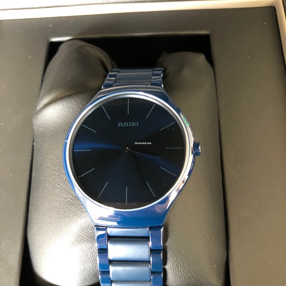Rado True Thinline Mens watch Unisex Ceramic R27261202