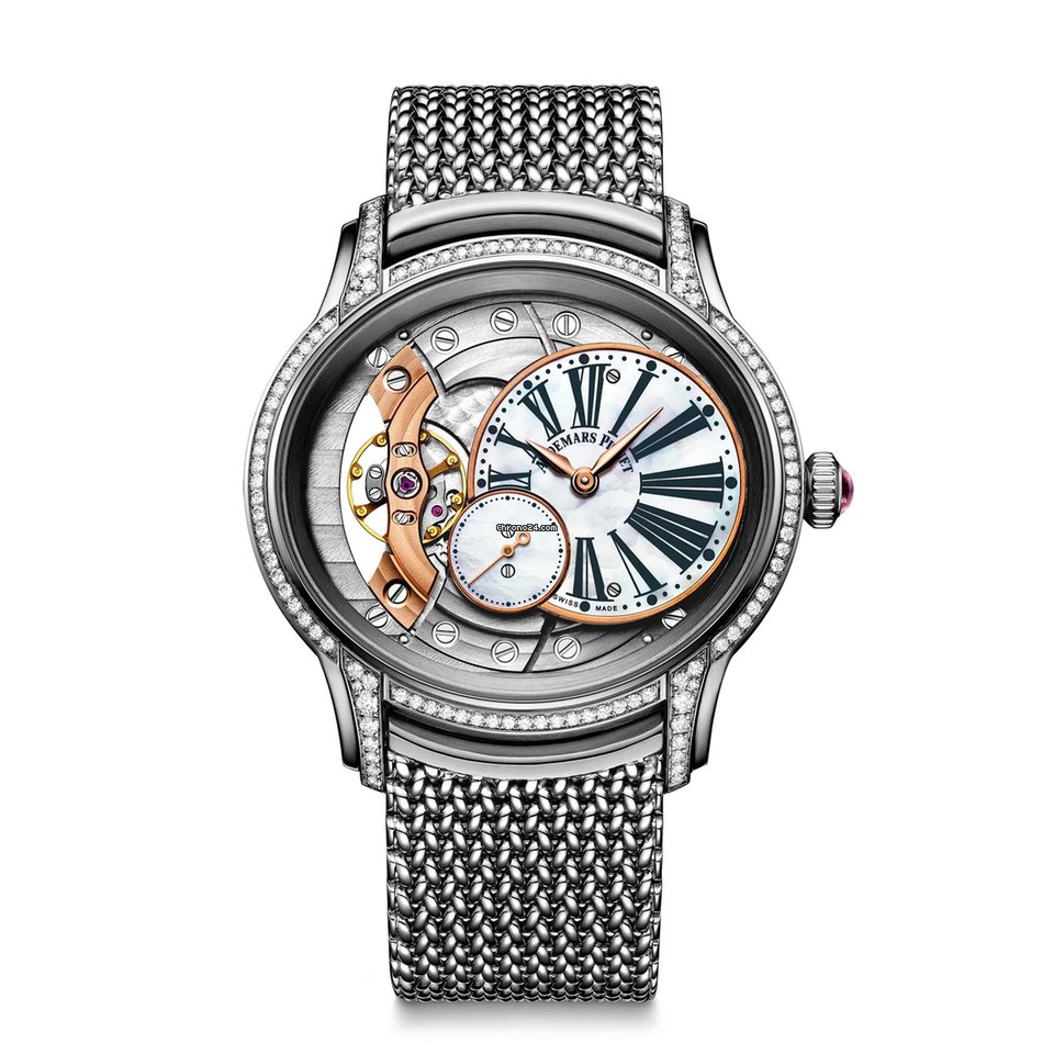 Audemars Piguet Millenary Womens watch Manual winding White gold 77247BC.ZZ.1272BC.01