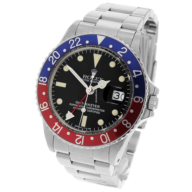 Rolex GMT-Master Mens watch Unisex Steel Automatic 1675 0