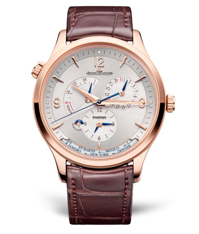 Jaeger-LeCoultre Master Geographic Mens watch Unisex Automatic Rose gold 4122520