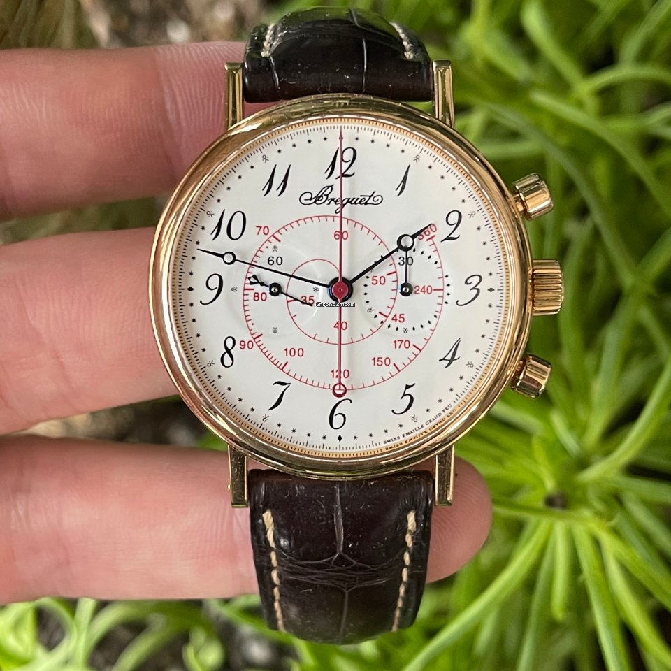 Breguet Classique Mens watch Unisex Manual winding Rose gold 5247BR 12 9V6