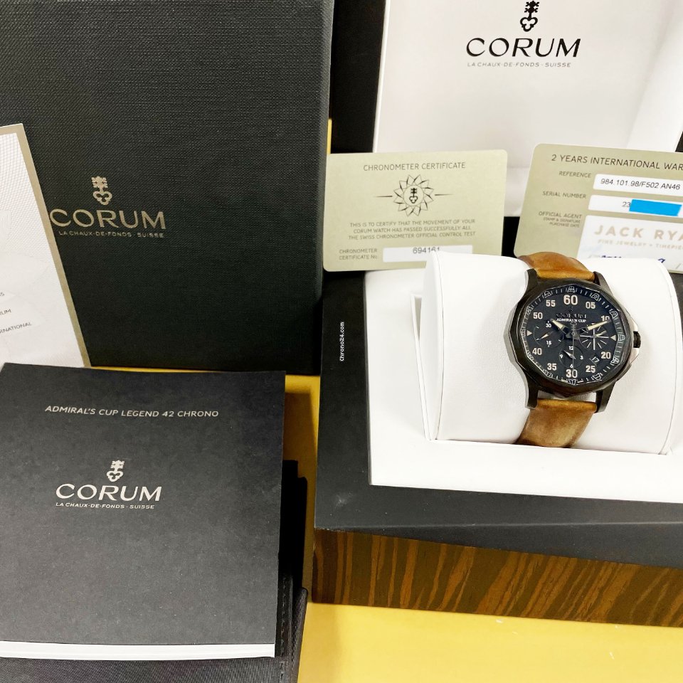 Corum Admirals Cup Legend 42 Mens watch Unisex Automatic Steel 984.101.98 F502 AN46