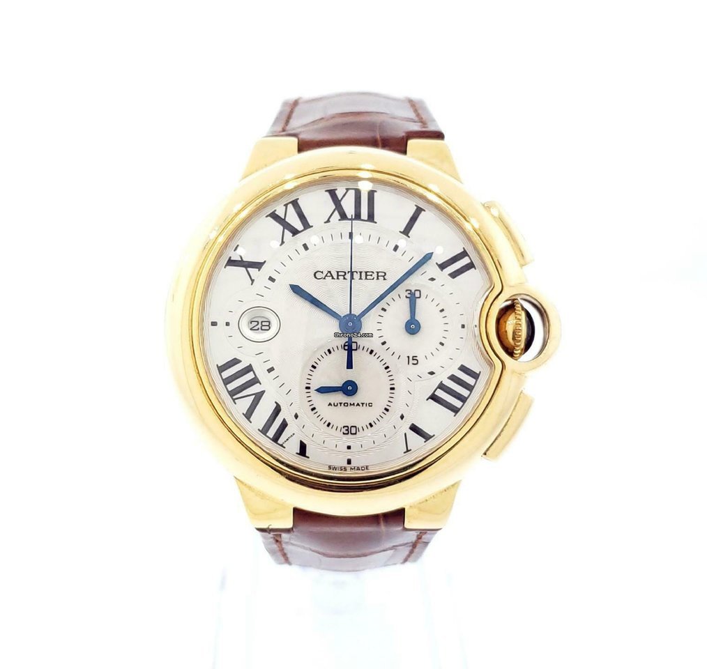 Cartier Ballon Bleu 44mm Mens watch Unisex Automatic Yellow gold W6920007