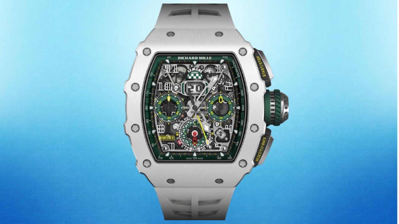 Richard Mille RM 011 Mens watch Unisex Automatic Ceramic RM11-03 Le Mans Classic