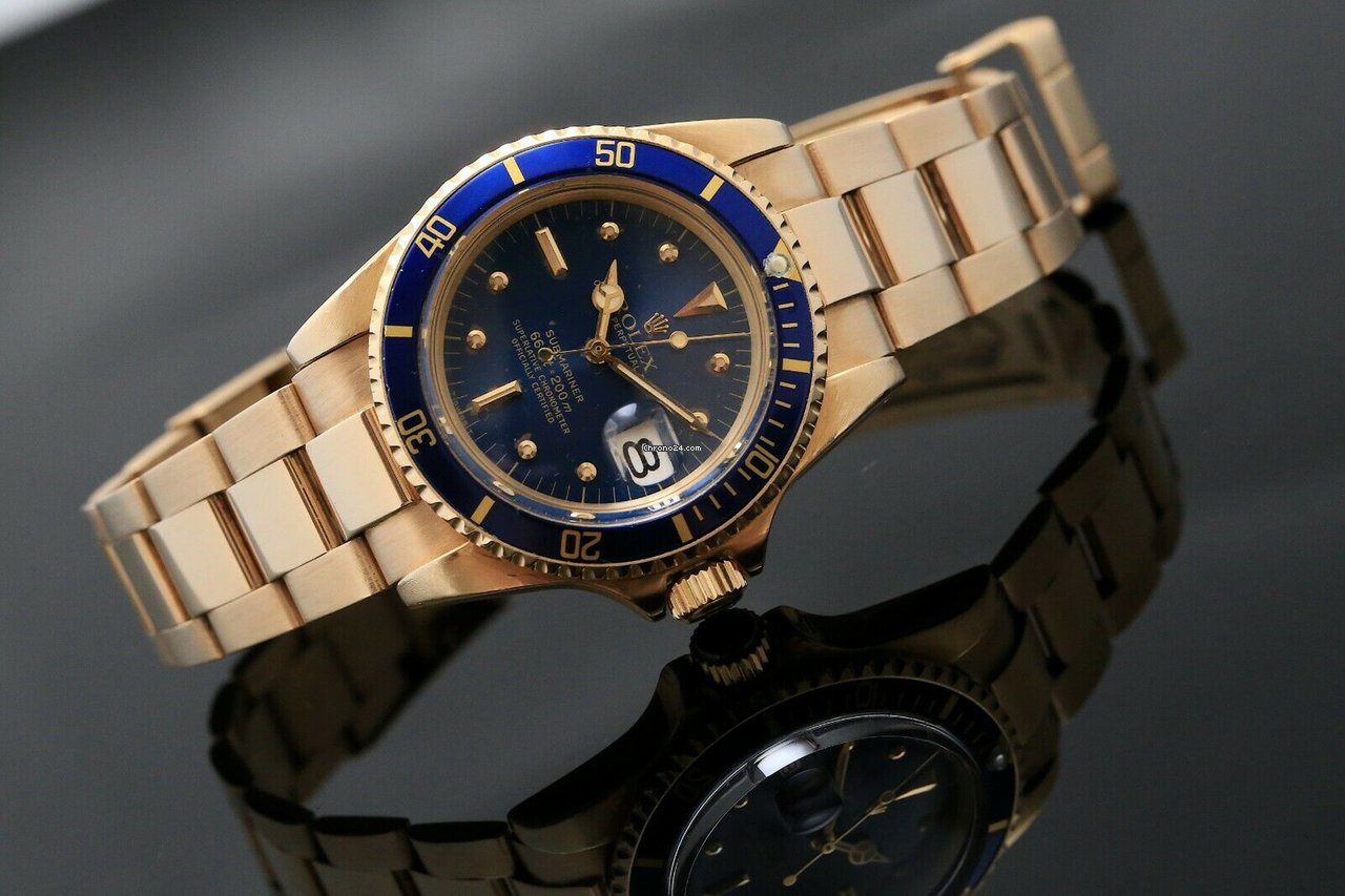 Rolex Submariner Date Yellow gold Automatic 1680 8