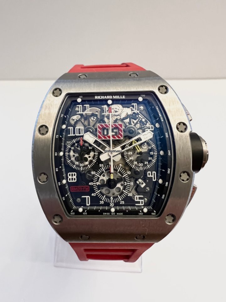 Richard Mille RM 011 Mens watch Unisex Automatic Titanium RM11 Chronograph