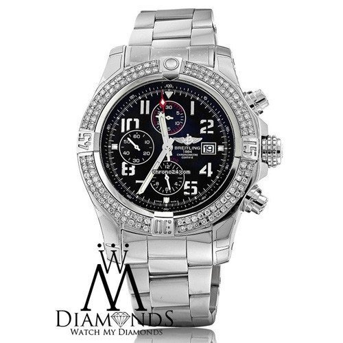Breitling Super Avenger II Mens watch Unisex Automatic Steel A1337111 G779