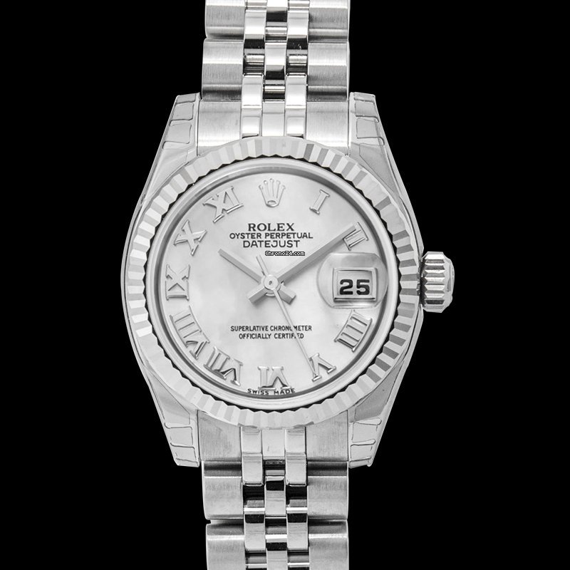 Rolex Lady-Datejust Womens watch White gold Automatic 179174 NR