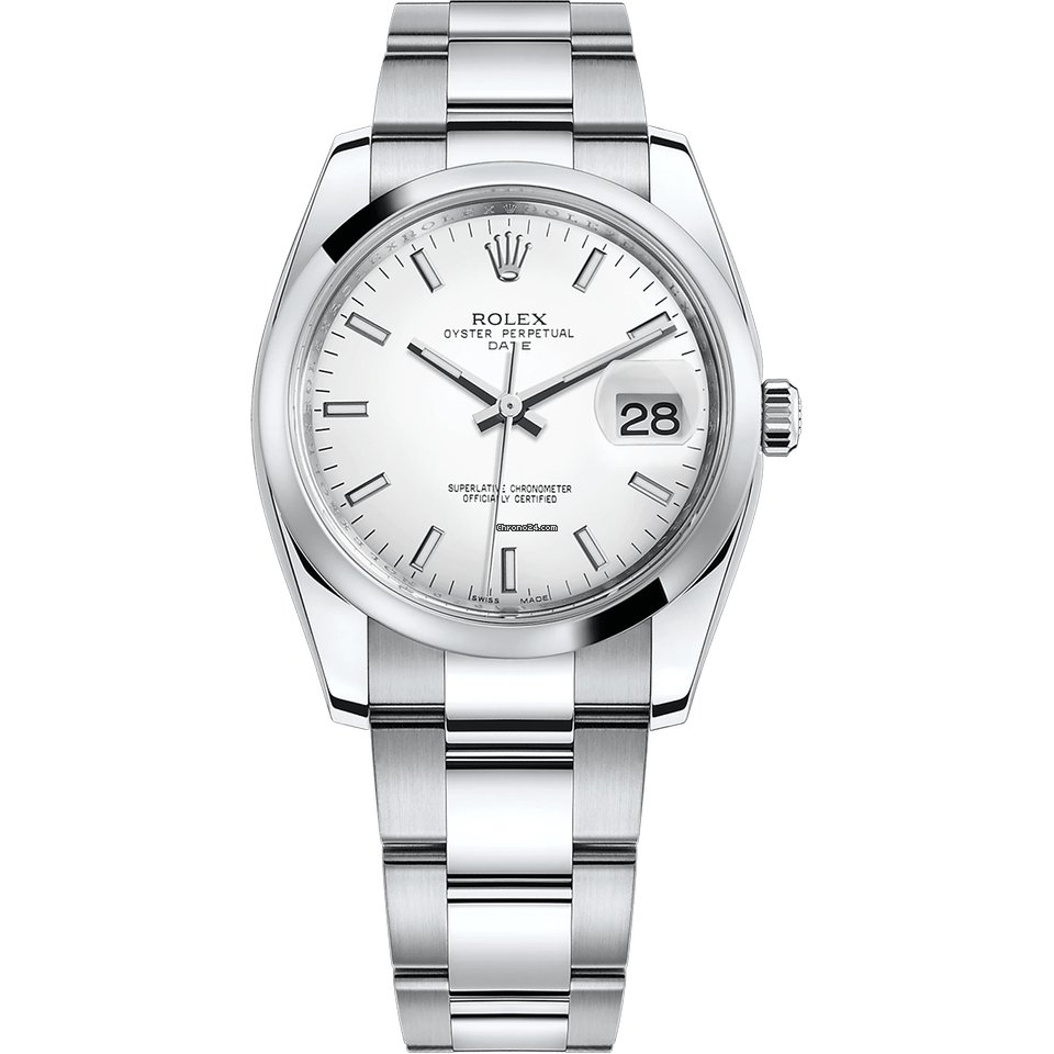 Rolex Oyster Perpetual Date Mens watch Unisex Steel Automatic 115200-0008