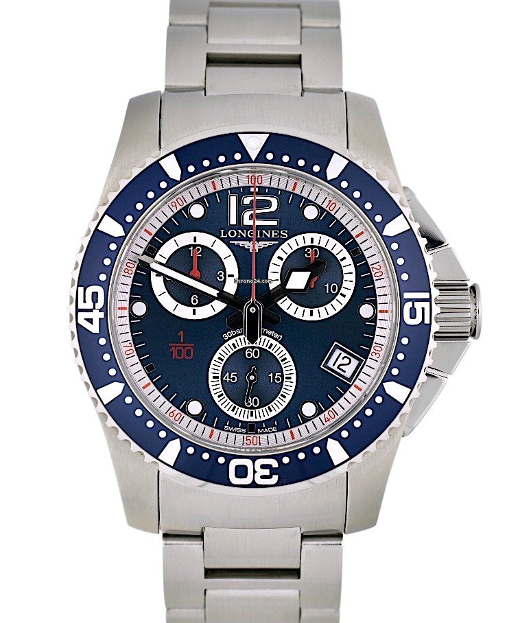 Longines HydroConquest Mens watch Unisex Quartz Steel L38434966