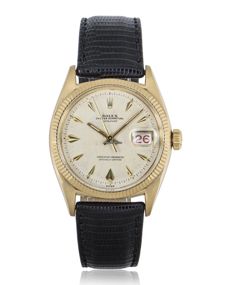 Rolex Datejust 36 Mens watch Unisex Yellow gold Automatic 6605