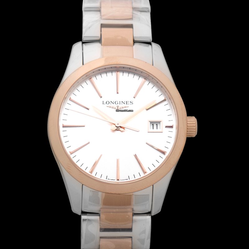 Longines Conquest Classic Womens watch Quartz Rose gold L23863727