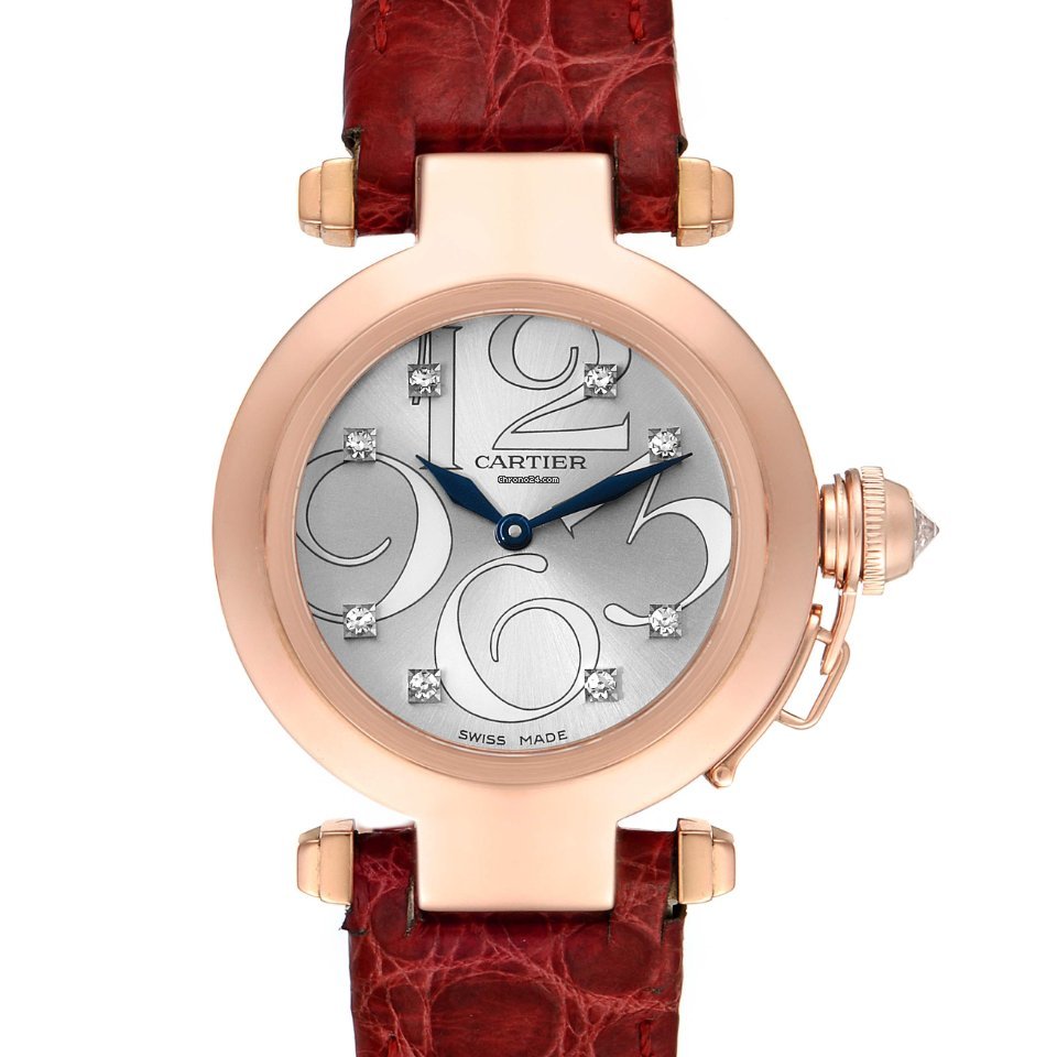 Cartier Pasha Womens watch Quartz Rose gold WJ123021