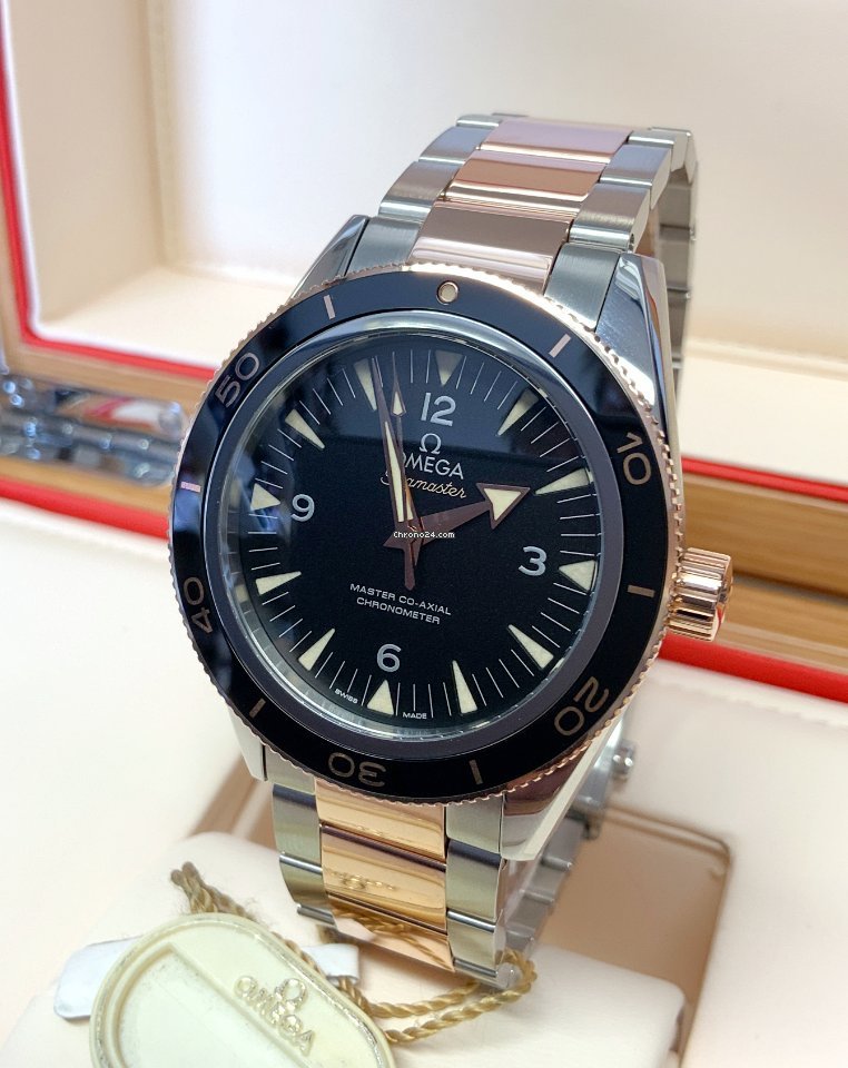 Omega Seamaster 300 Mens watch Unisex Automatic Gold Steel 233.20.41.21.01.001