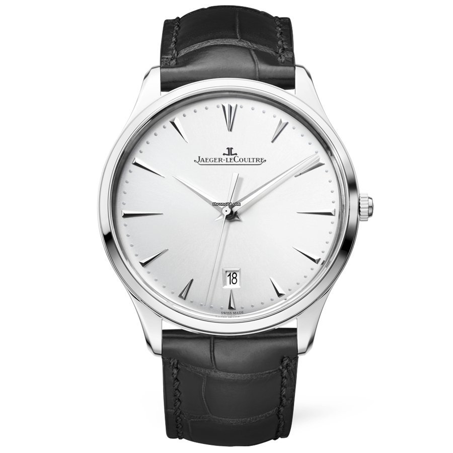 Jaeger-LeCoultre Master Ultra Thin Date Mens watch Unisex Automatic Steel 1238420
