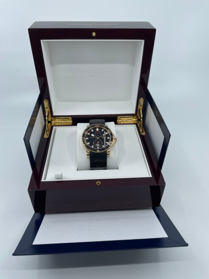 Ulysse Nardin Maxi Marine Diver Mens watch Unisex Automatic Rose gold 266-33-3C-922