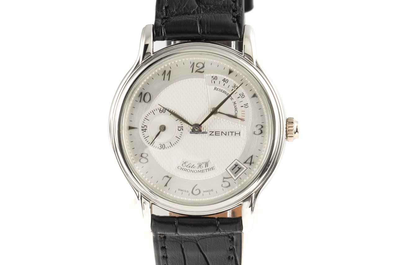 Zenith Elite Mens watch Unisex Manual winding Platinum 39.0240.655
