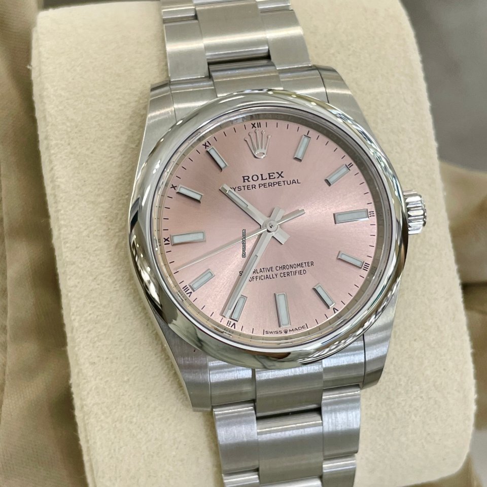 Rolex Oyster Perpetual 34 Mens watch Unisex Steel 124200-0004