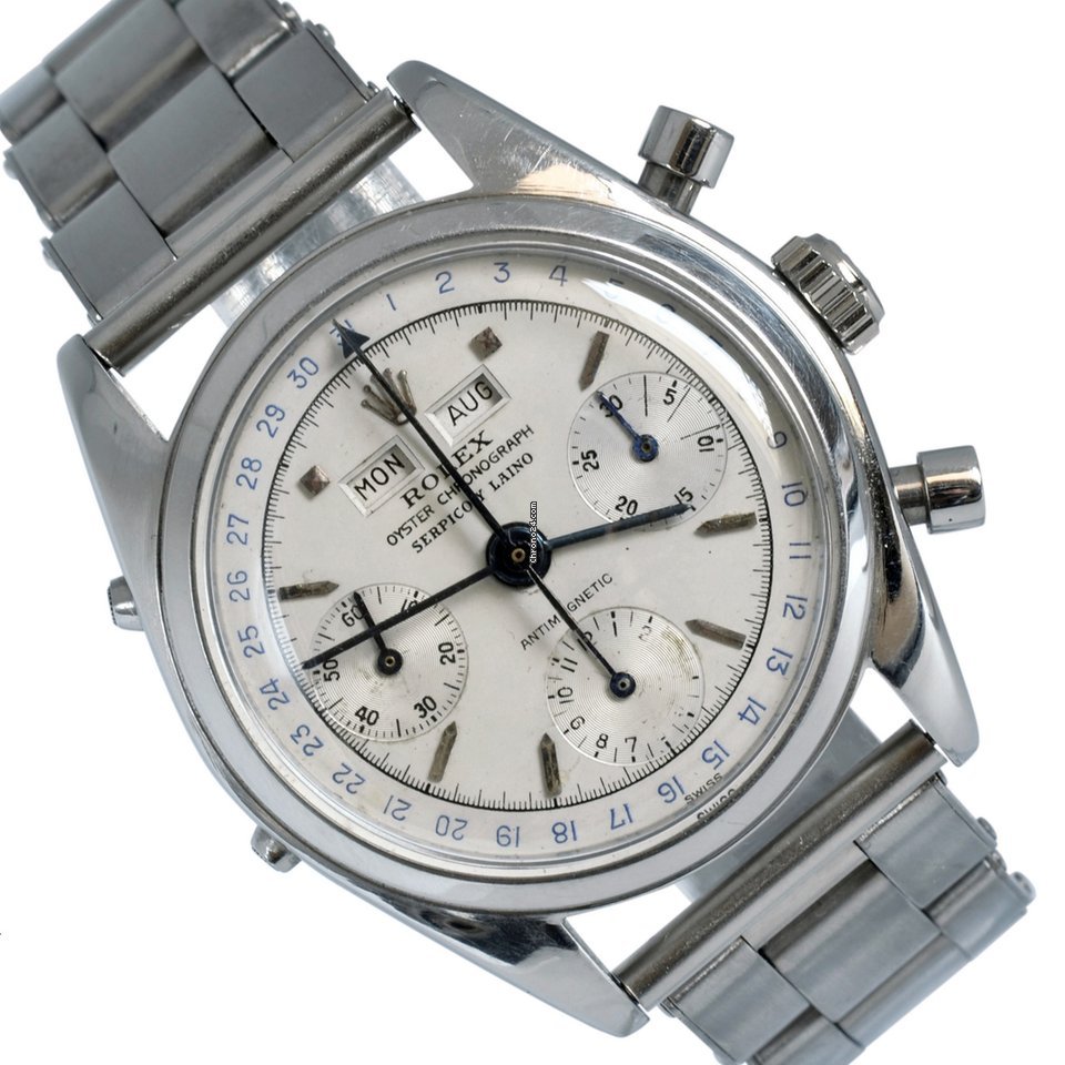 Rolex Chronograph Mens watch Unisex Steel Manual winding 6036