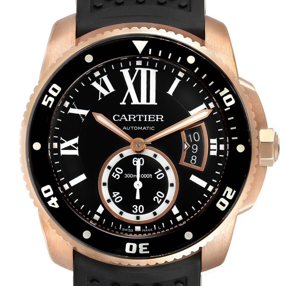 Cartier Calibre de Cartier Diver Mens watch Unisex Automatic Rose gold W7100052