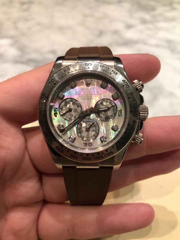 Rolex Daytona Mens watch Unisex White gold Automatic 116519NG