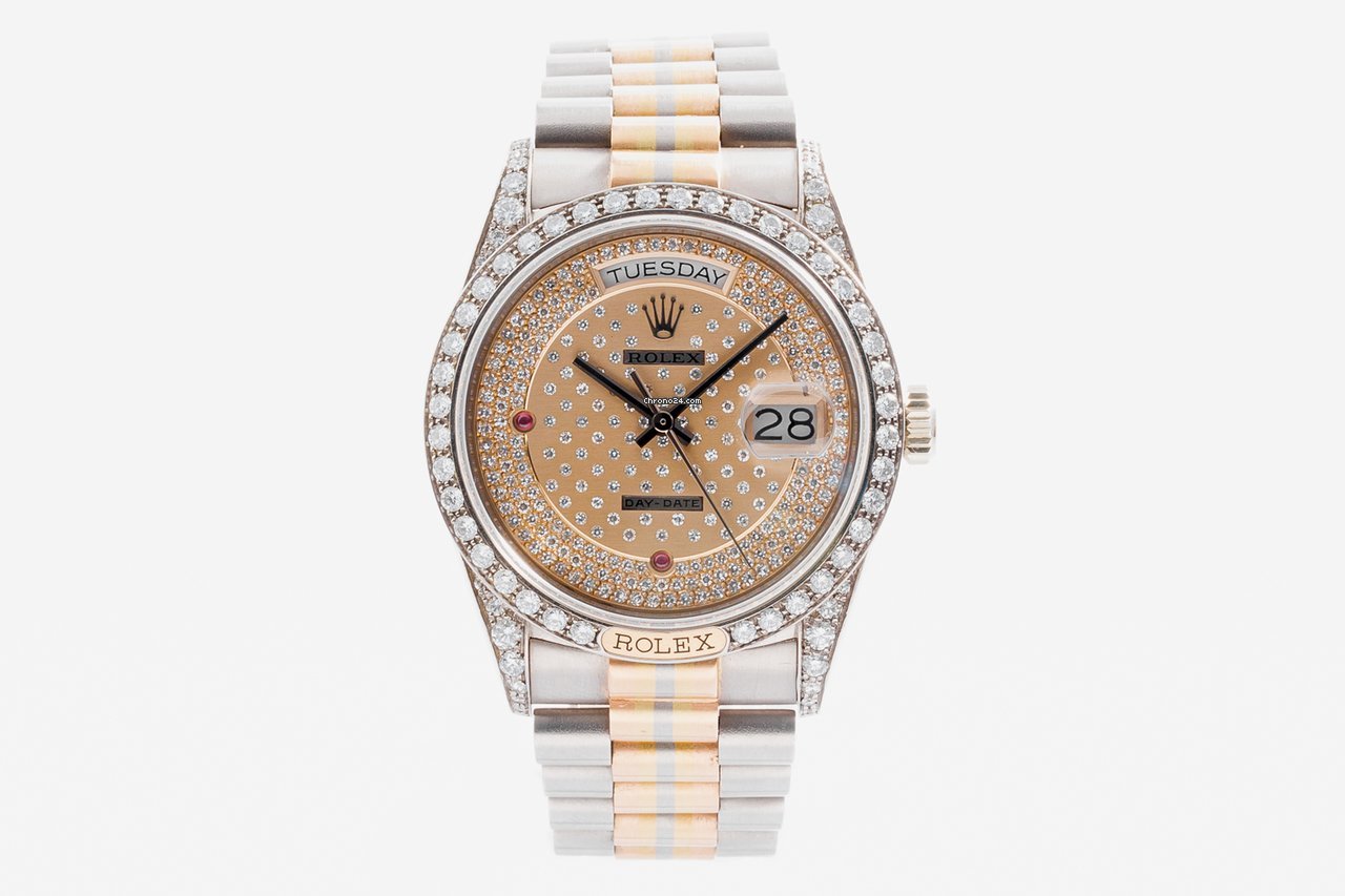 Rolex Day-Date 36 Mens watch Unisex White gold Automatic 118139