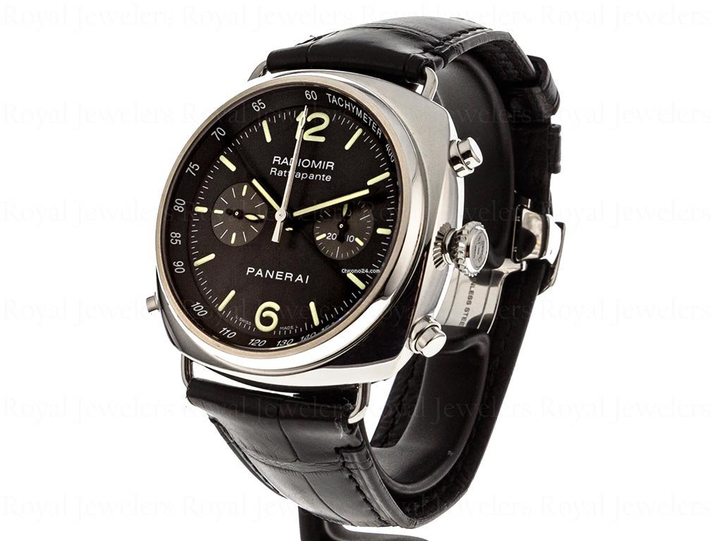 Panerai Radiomir Rattrapante Mens watch Unisex Automatic Steel PAM 00214