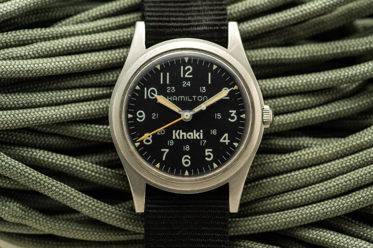 Hamilton Khaki Field Mens watch Unisex Manual winding Steel 9415