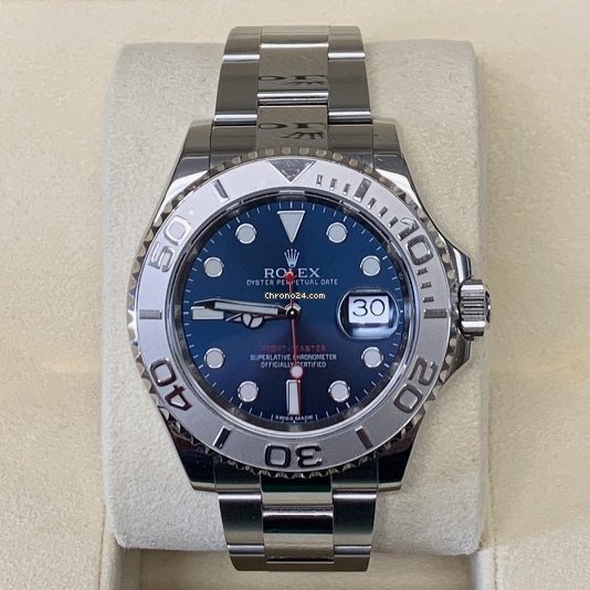 Rolex Yacht-Master 40 Mens watch Unisex Platinum Automatic 116622 Blue