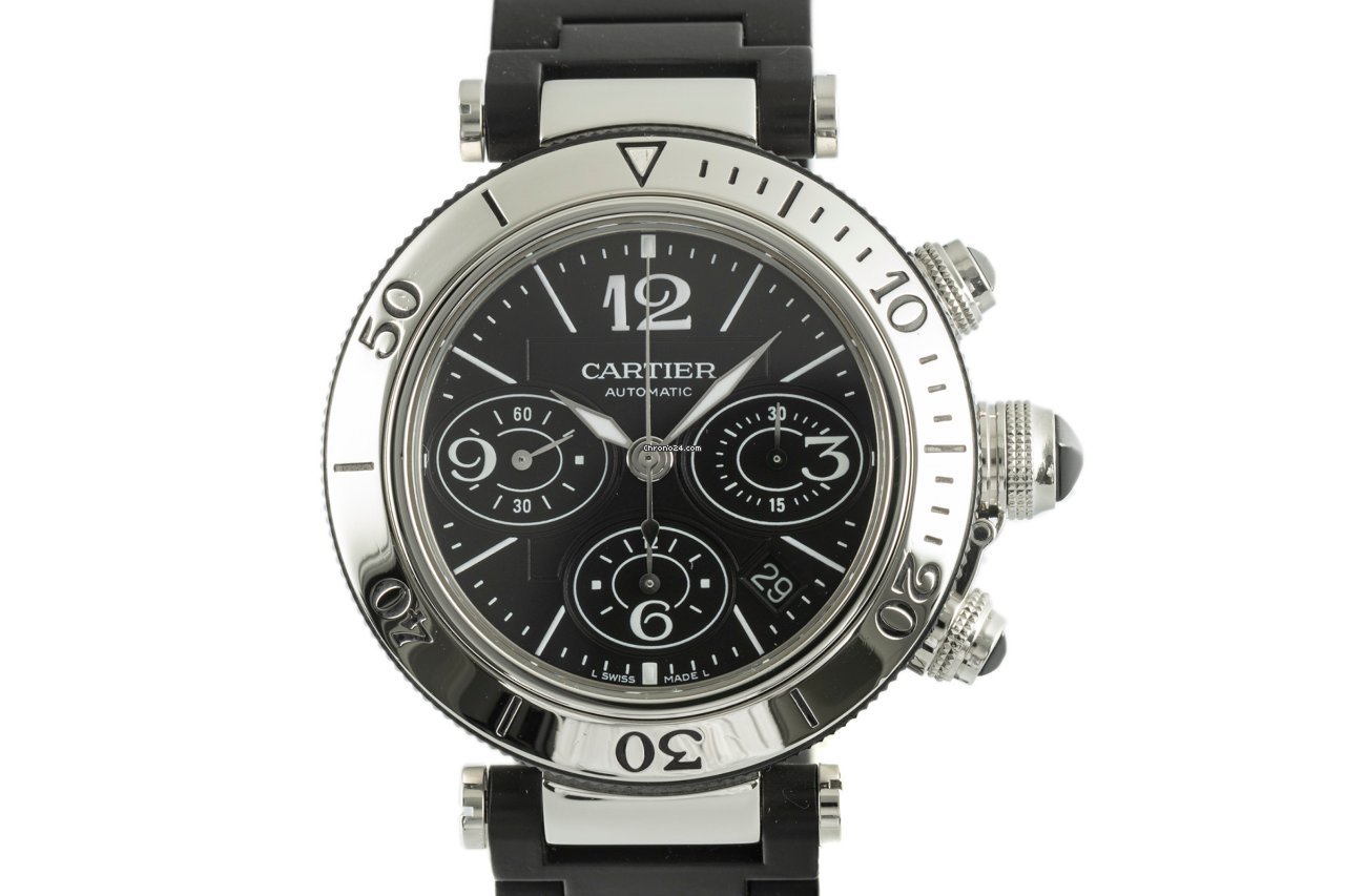 Cartier Pasha Seatimer Mens watch Unisex Automatic Steel 2995