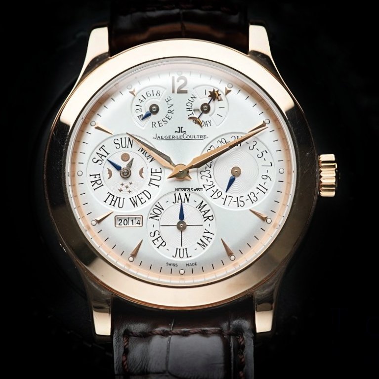 Jaeger-LeCoultre Master Eight Days Perpetual Manual winding Rose gold Q161242A