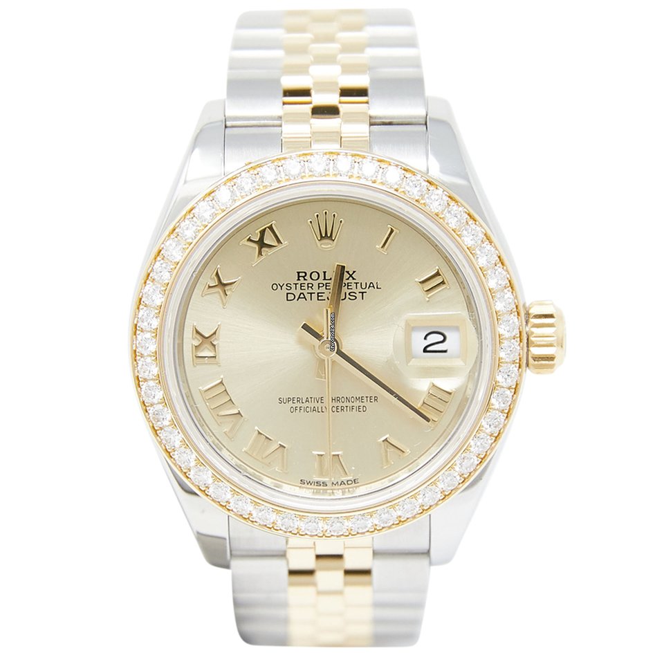 Rolex Lady-Datejust Womens watch Gold Steel Automatic 279383RBR