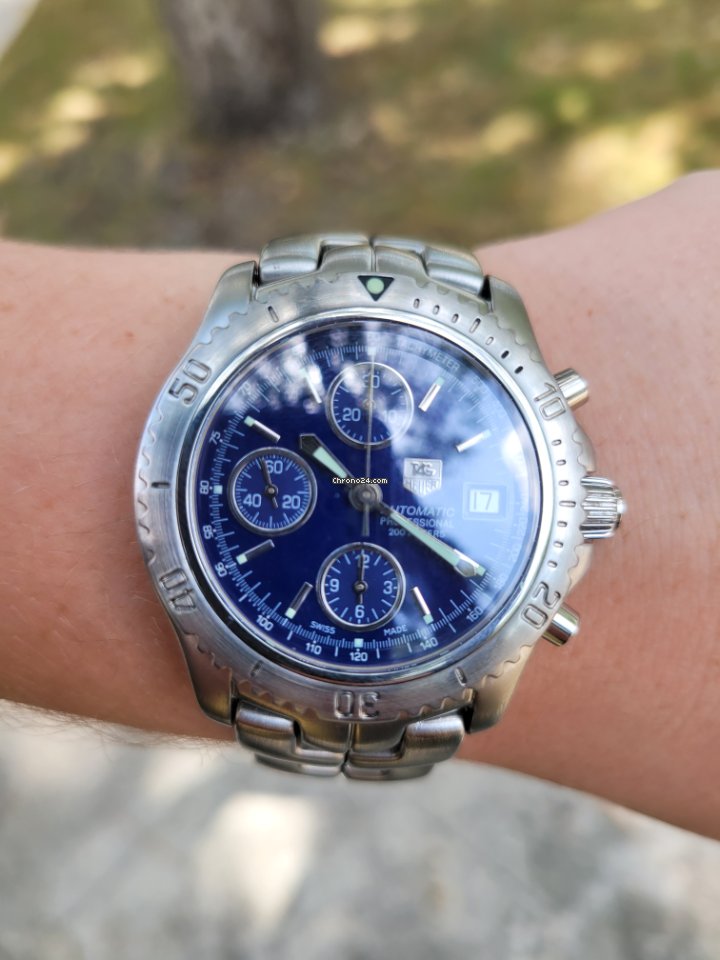 TAG Heuer Link Mens watch Unisex Automatic Steel Tag Heuer Link Chronograph Automatic Professional