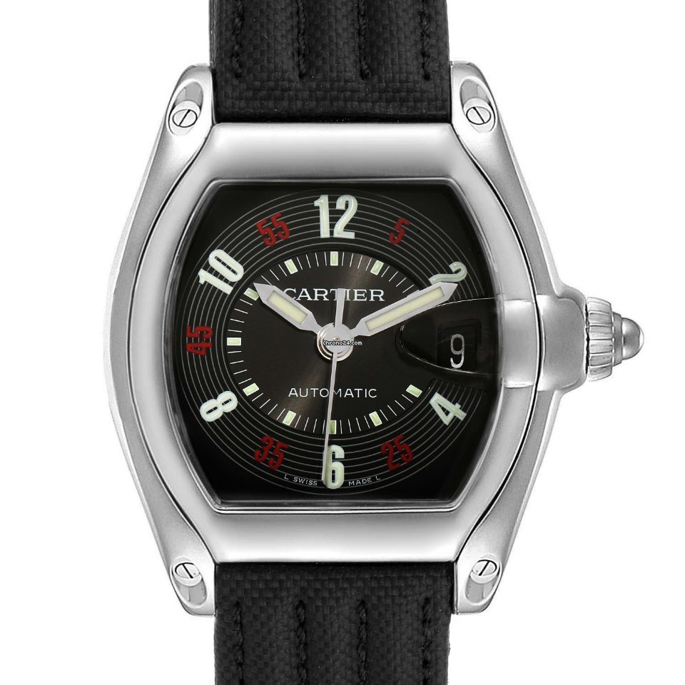 Cartier Roadster Mens watch Unisex Automatic Steel W62002V3