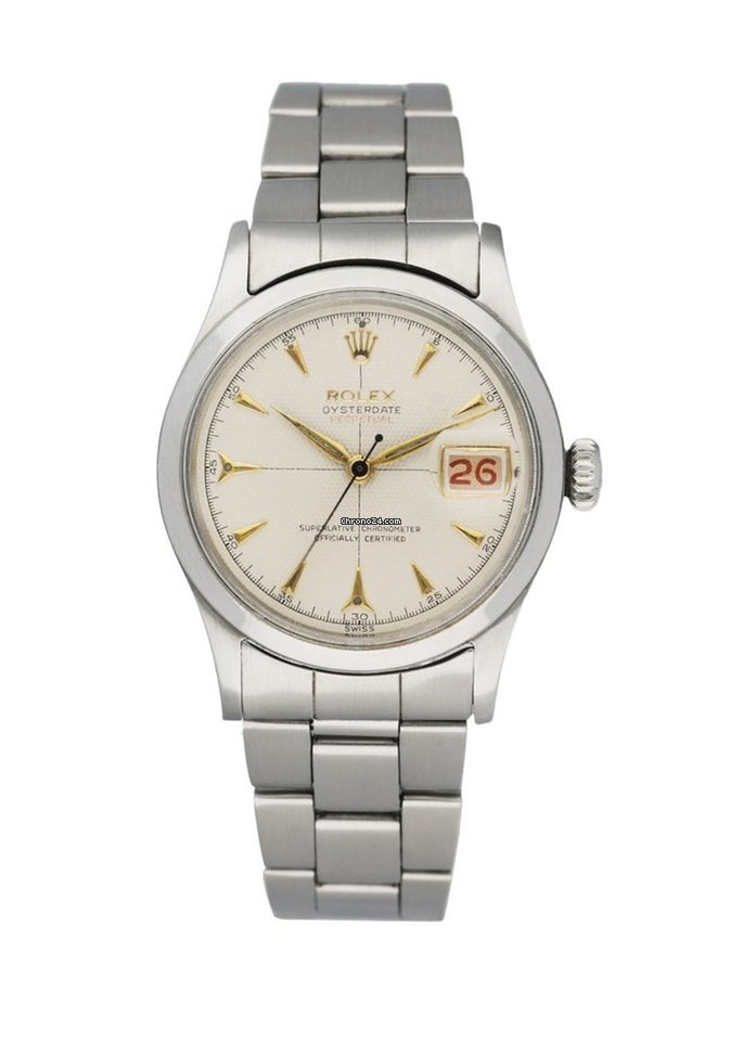 Rolex Oyster Perpetual Date Mens watch Unisex Steel Automatic 6518
