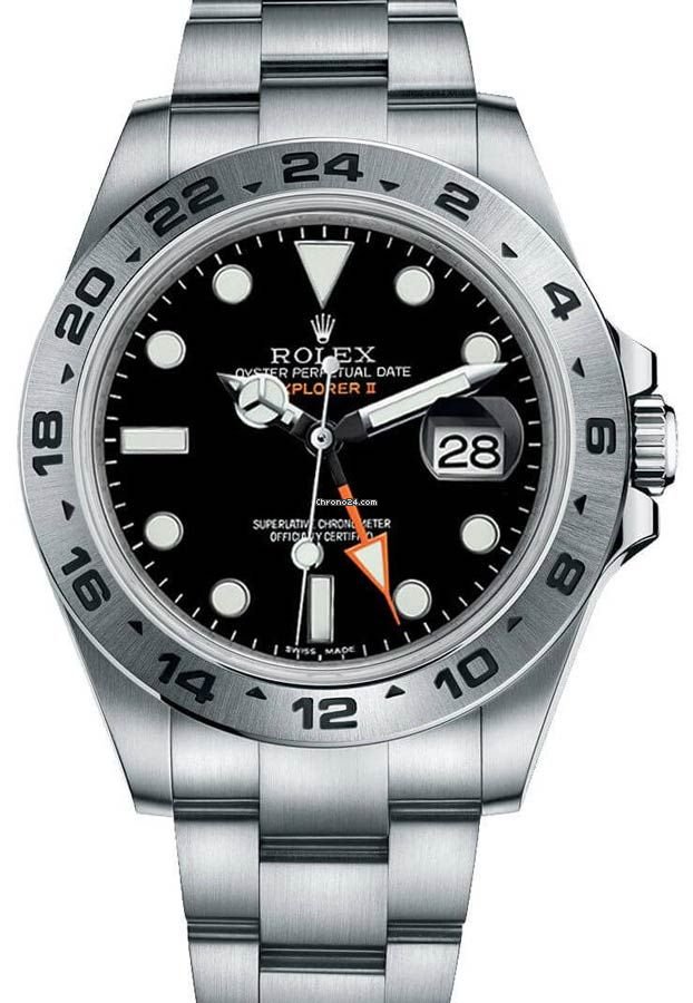 Rolex Explorer II Mens watch Unisex Steel Automatic 216570-BLACK