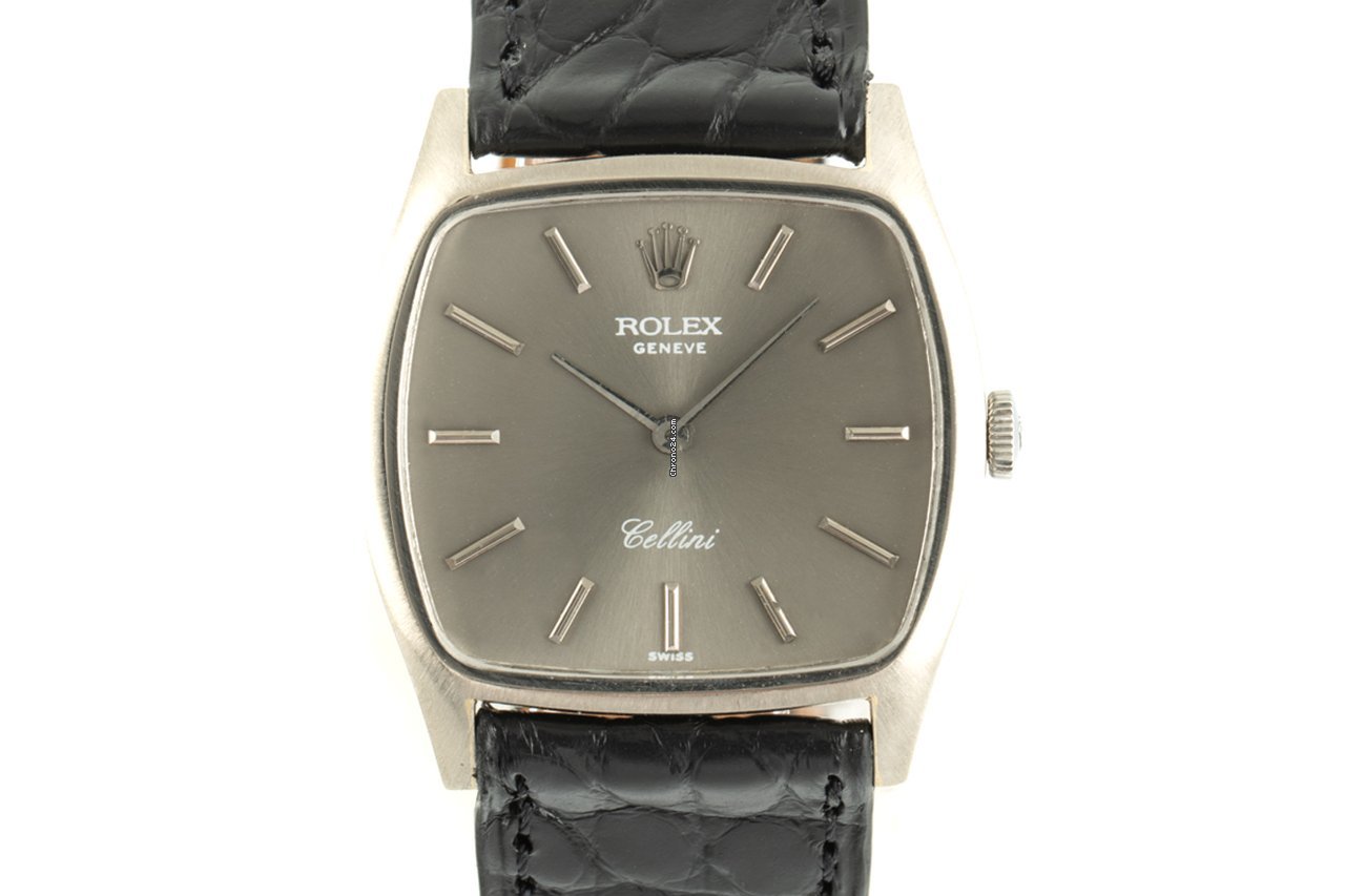 Rolex Cellini Mens watch Unisex White gold Manual winding 3805