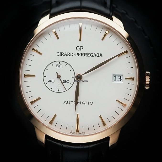 Girard Perregaux 1966 Mens watch Unisex Automatic Rose gold 49543-52-131-BKBA