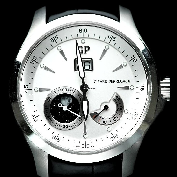 Girard Perregaux Traveller Mens watch Unisex Automatic Steel 49650-11-131-BB6A