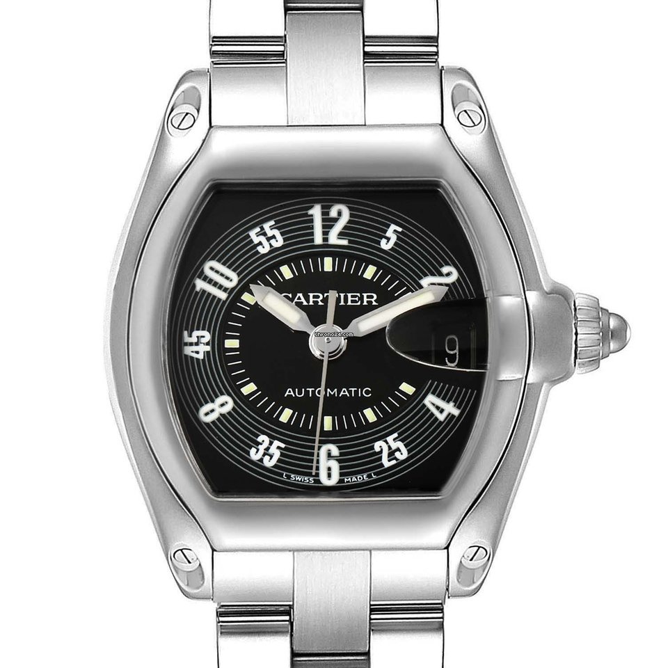 Cartier Roadster Mens watch Unisex Automatic Steel W62004V3