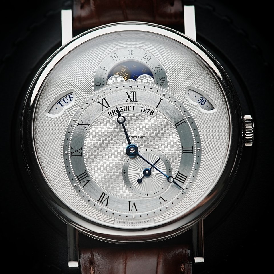 Breguet Classique Mens watch Unisex Automatic White gold 7337bb 1e 9v6