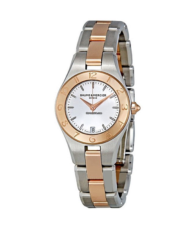 Baume & Mercier Linea Womens watch Quartz Gold Steel MOA10015