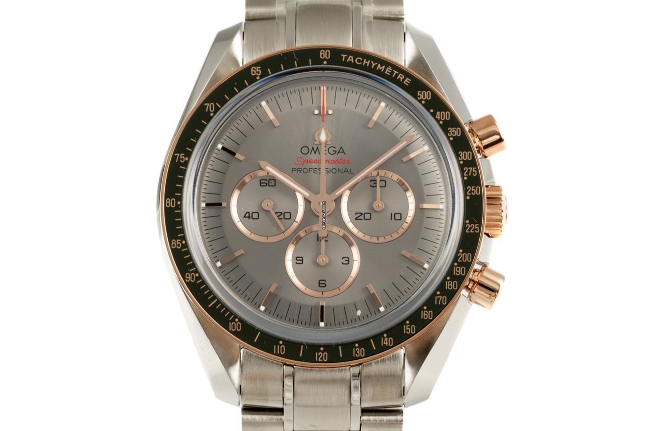 Omega Speedmaster Mens watch Unisex Manual winding Gold Steel 522.20.42.30.06.001