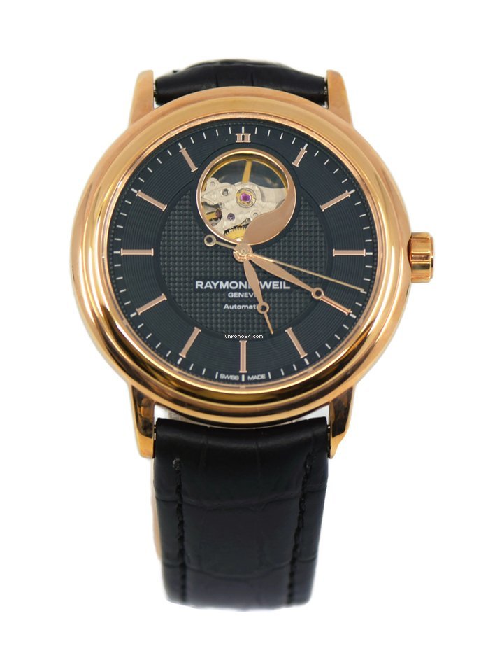 Raymond Weil Maestro Mens watch Unisex Automatic Gold Steel 2827-STC-65001
