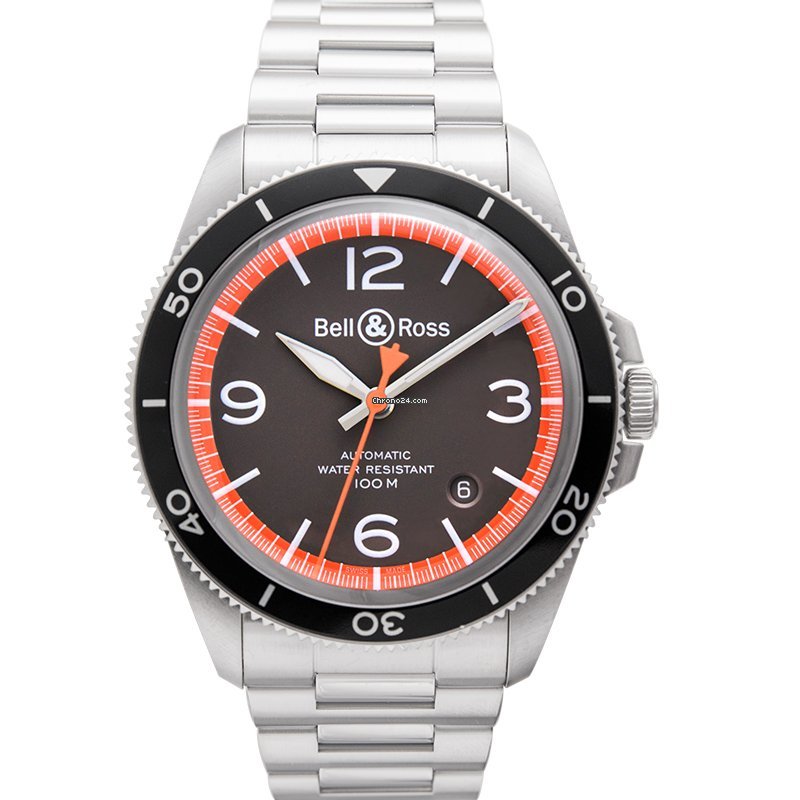 Bell & Ross BR V2 Mens watch Unisex Automatic Steel BRV292-ORA-ST SST