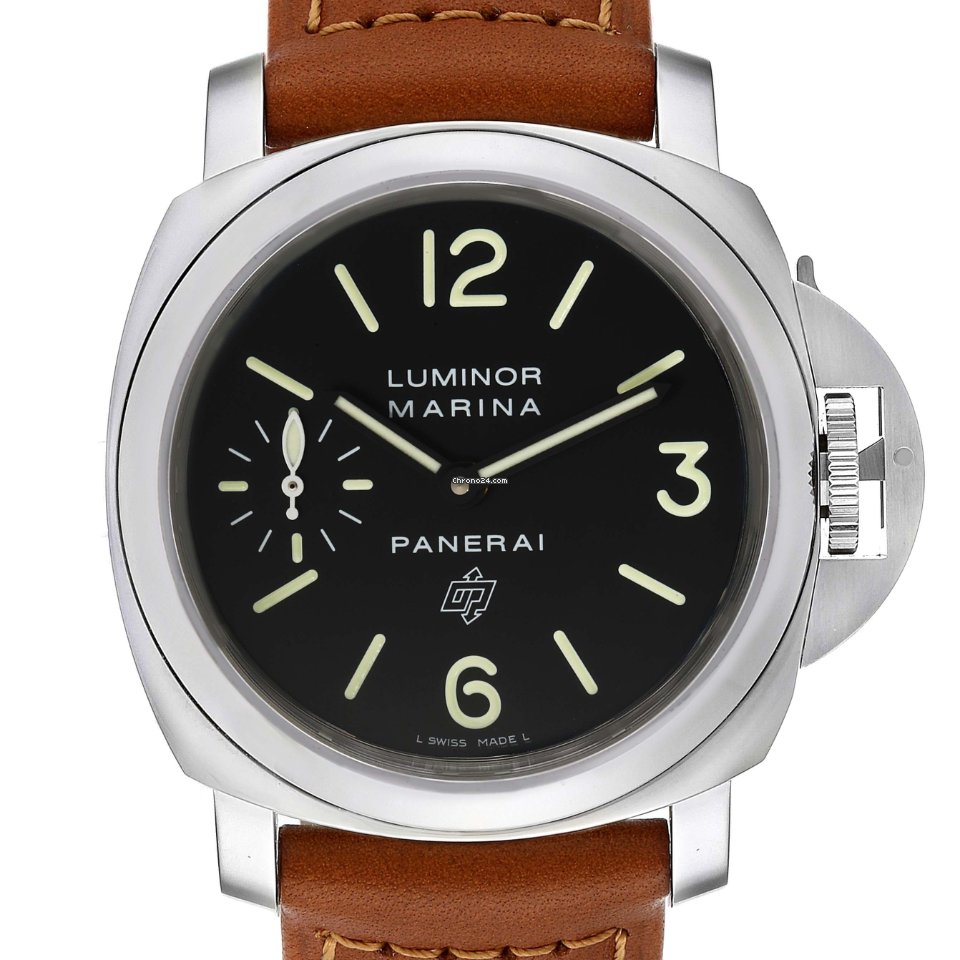 Panerai Luminor Marina Mens watch Unisex Manual winding Steel PAM01005