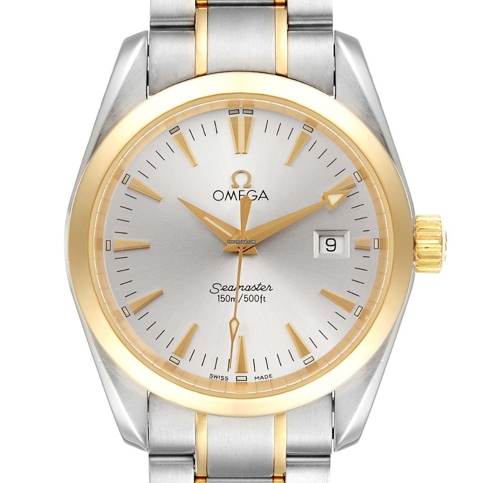 Omega Seamaster Aqua Terra Mens watch Unisex Quartz Gold Steel 2318.30.00