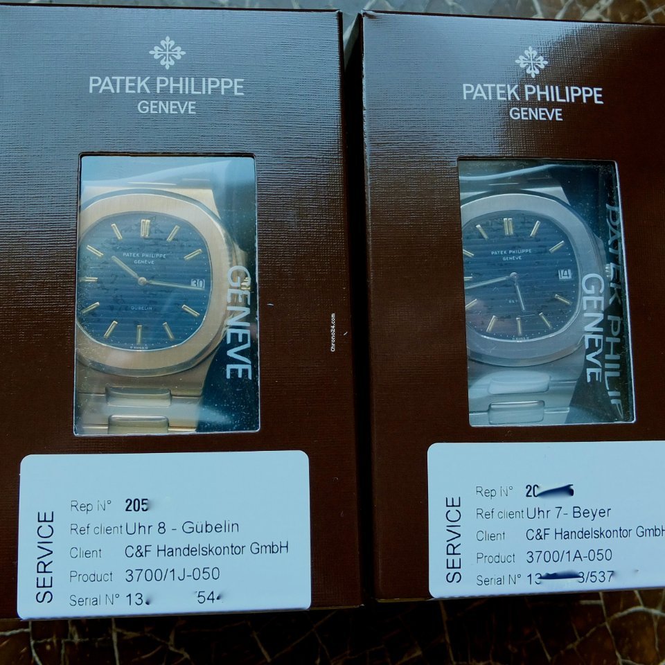 Patek Philippe Nautilus Mens watch Unisex Automatic Steel 3700 PP Nautlius Jumbo Stahl Beyer + 3700 GG G1belin -41mm Sammlerpaket
